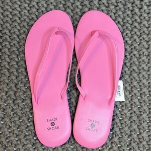 Shade & Shore Cali Pink Flip Flop Sandals Women. Available Size 6, 8 & 9